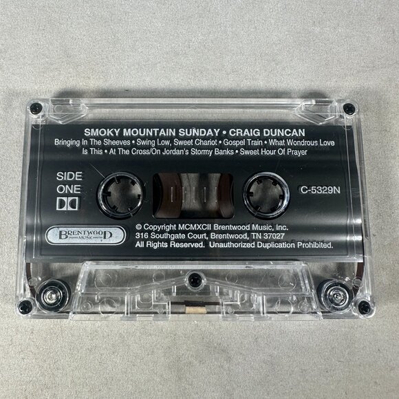 Smoky Mountain Sunday By Craig Duncan Cassette Tape Brentwood Music 1992 - Picture 4 of 4
